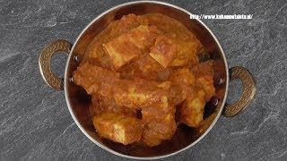 Paneer in een romige currysaus vegetarisch [upl. by Adrial97]