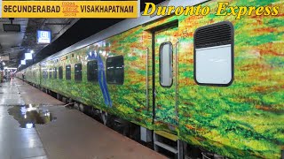 DURONTO Express Full Journey in 3 AC  Secunderabad  Visakhapatnam  Indian Railways [upl. by Jovitah920]