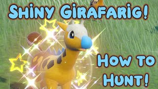 Shiny Girafarig  How to Hunt Girafarig  Pokemon Violet Badge Quest 2 [upl. by Bette-Ann]