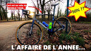 Comment jai acquis un vélo de WORLD TOUR à un prix scandaleux  SWORKS Tarmac SL7  2023 [upl. by Gass208]