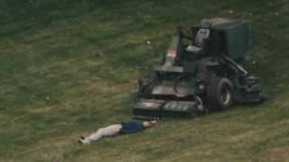 The Happening Review Clip 2 Death By Riding Mower [upl. by Noneek889]