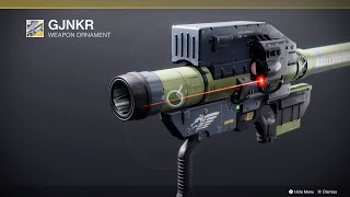 Destiny 2 New gjallarhorn Ornament [upl. by Nesline195]