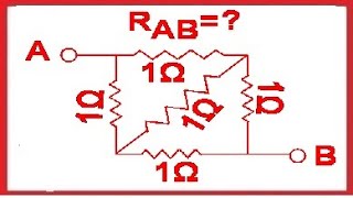 Find equivalent resistance between A and B terminals of the given circuit [upl. by Rustice]