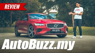 Volvo S60 T8 RDesign PHEV review  AutoBuzzmy [upl. by Pinter695]