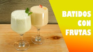 2 Recetas de Batidos de Fruta Sanos y Fáciles [upl. by Eisserc]