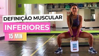 Musculação em Casa  Treino de INFERIORES 15 Min [upl. by Neerod]