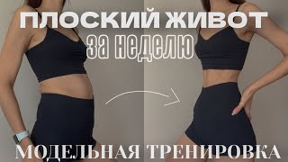 ПЛОСКИЙ ЖИВОТ как у модели ЗА НЕДЕЛЮ  тренировка на пресс  abs workout  15 min [upl. by Annaira334]