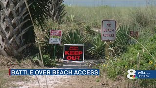 Holmes Beach residents file lawsuit over beach access [upl. by Fidele903]