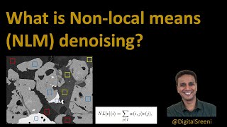 99  What is Nonlocal means NLM denoising filter [upl. by Rossi972]