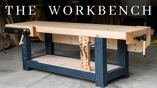 The PERFECT Woodworking Workbench  How To Build The Ultimate Hybrid Workholding Bench [upl. by Enilorac485]