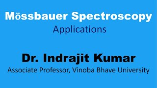 Mossbauer spectroscopy Lecture 12 [upl. by Ellesor]