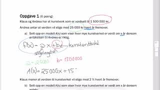 2P2PY Sette opp funksjonsuttrykk fra tekst [upl. by Seaver]