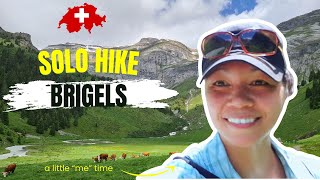 Switzerland VLOG Brigels Breil So many COWS trekherwilson solohiking swissalps [upl. by Ciel]