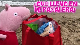 Peppa Pig prepara la PAÑALERA para la playa con agua de PJ MASK  Vídeos de Peppa Pig en español [upl. by Howe983]