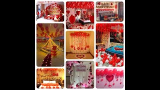 Anniversary decoration ideas at homewedding anniversary decoration ideassurprise decoration [upl. by Lundberg]