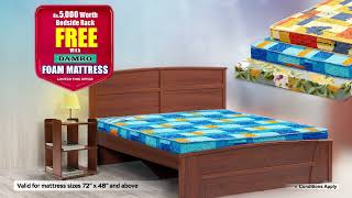 5000 LKR worth bedside rack free with Damro Foam Mattress [upl. by Ahseina]