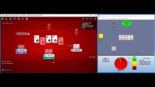 Achilles 6 Max NLHE Poker Bot  50NL [upl. by Lecia]