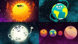 StoryBots Outer Space  Planets Sun Moon Earth and Stars  Solar System Super Song  Fun Learning [upl. by Christabella]