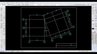 JW CAD 使い方（平面図作図）通り芯 1 [upl. by Olathe]