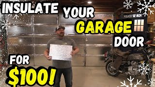 quotViral DIY Insulate Your 16ft Garage Door for 100 Watch Save and Share the Secretquot [upl. by Nnayllas807]