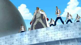 One Piece  Short Clip Rayleighs Haki Bullet vs Marines Cannon [upl. by Crellen]