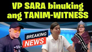 VP SARA binuking ang tanim witness [upl. by Conners]