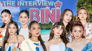 THE BINI INTERVIEW  Sinong Bias Mo Sa Bini  MayorTV [upl. by Ahsok]