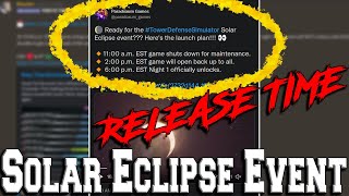 Triumph Night 4  Umbra  Solar Eclipse Event  Tower Defense Simulator [upl. by Ong]