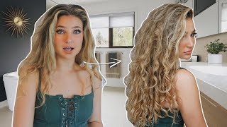 how I refresh my wavycurly hair with no heat amp no frizz [upl. by Dorren159]