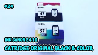 Canon Catridge Original PG 47 Hitam  CL 57 Warna UNBOXING [upl. by Ttelrats]