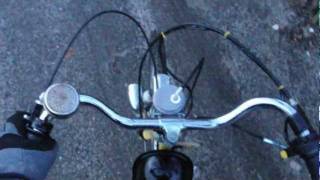 Fahrrad mit AnbaumotorHilfsmotor  Benzinmotor [upl. by Sabine937]