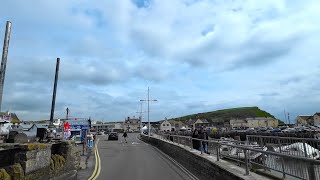 A Short Drive Along Bridport West Bay Harbour And Beach Dorset [upl. by Trab]