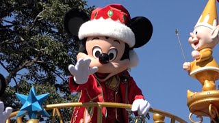 ºoº 初日 リニューアル クリスマス  ディズニー サンタ ヴィレッジ パレード 2014 ディズニーランドのクリスマスファンタジー 今年もサンタ村からパレードが来ました [upl. by Gader]