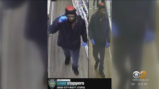 Police searching for suspects robbing victims at NYC Rite Aid locations [upl. by Jem747]