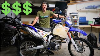 Shocking Cost to Build the Ultimate Lightweight Adventure Bike WR250R [upl. by Mannie870]