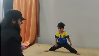 Umaish King Fighter  Little Child Fighting training king qaidi king kaidi [upl. by Eynahpets408]