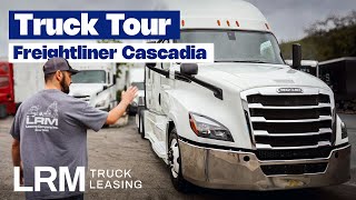 Freightliner Cascadia Truck Tour  LRM Leasing [upl. by Markland758]