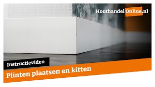 Vloer plinten plaatsen en kitten — Houthandelonline 27 [upl. by Dawaj]