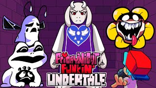 Friday Night Funkin VS Undertale Ruins Update All Bosses  Open world FNF game [upl. by Ahsiel356]