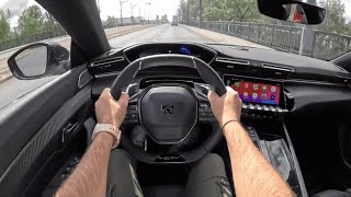 NEW Peugeot 508 GT 2024 16 225 hp 0100 POV Test Drive [upl. by Sutsugua]