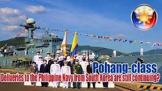 The Philippine Navys second Pohang class delivery from South Korea continues [upl. by Romeyn]