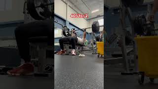 405 bench press second rep almost took me out [upl. by Jurdi]