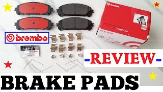 BREMBO CERAMIC BRAKE PADS REVIEW [upl. by Eerased]