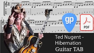 Ted Nugent  Hibernation Guitar Tabs TABS [upl. by Pedroza]