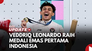 Olimpiade Paris 2024 Atlet Panjat Tebing Veddriq Leonardo Raih Medali Emas Pertama Indonesia [upl. by Chaim65]