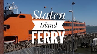 Staten Island Ferry roundtrip on the Andrew J Barberi [upl. by Lebaron766]