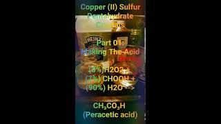 How To Make Peracetic Acid [upl. by Nabal614]