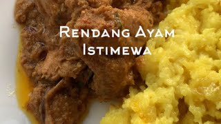 Rendang Ayam Istimewa Bahan Rahsia 🤫  Bawang Goreng amp Kerisik Homemade [upl. by Nameloc]