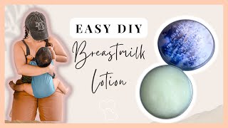 Easy Organic DIY Breastmilk Lotion Recipe  Oh Mother [upl. by Notniv]