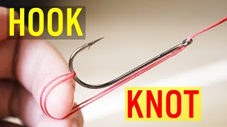 FISHING Knot SIMPLE AND RELIABLE 100  Best Hook Knot [upl. by Conte255]